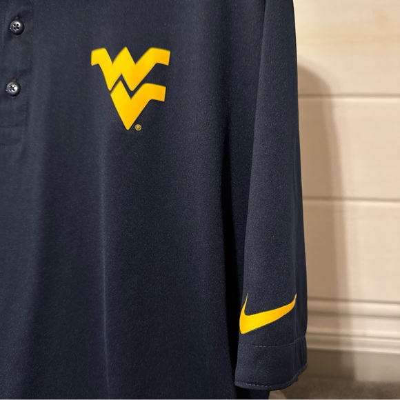 NIKE XL WEST VIRGIA MOUNTAINEER FOOTBALL POLO - Picture 1 of 5